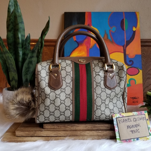 Vintage Gucci Boston Bag - Picture 4 of 16